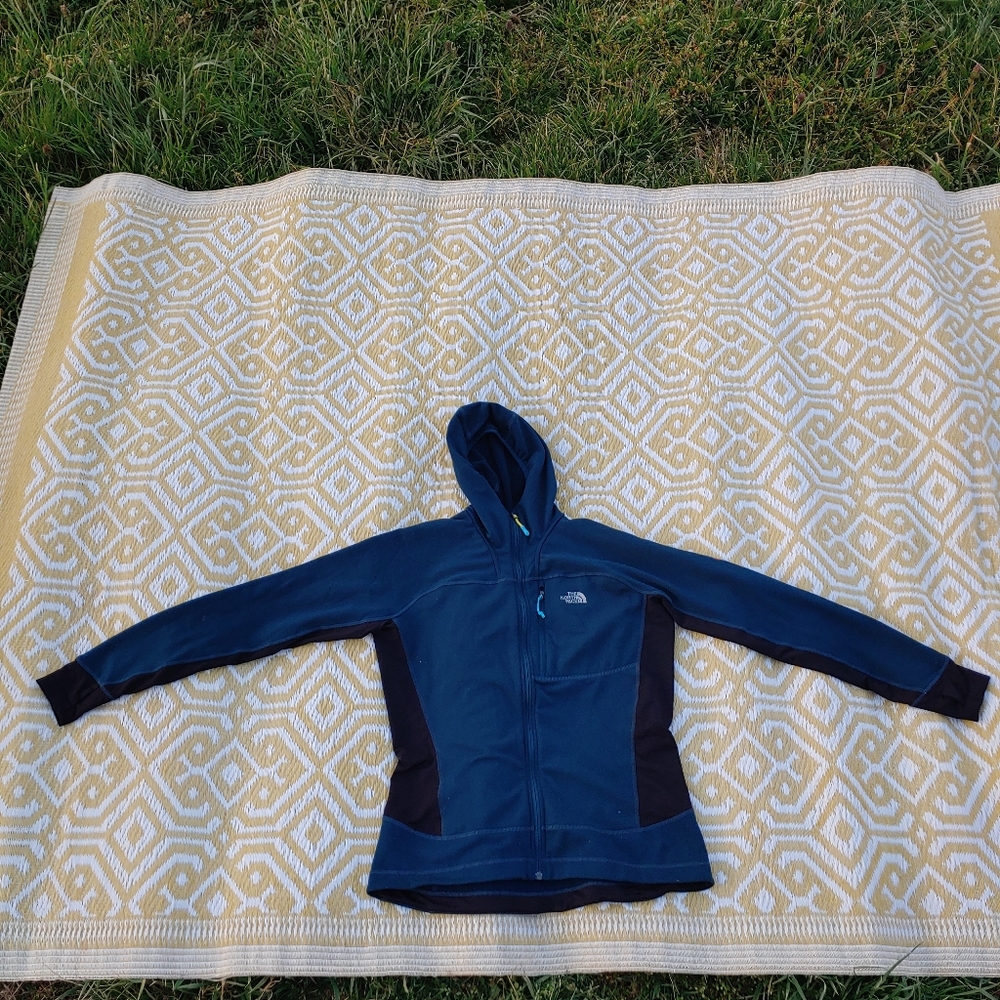 The North Face full zip hoodie LG